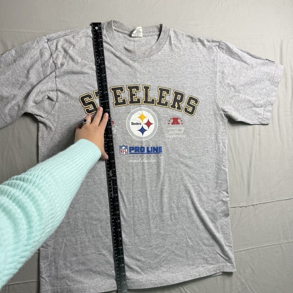 Vtg 90s Starter NFL Pro Line Mens L Spell Out Pittsburgh Steelers T-Shirt USA - Picture 5 of 5